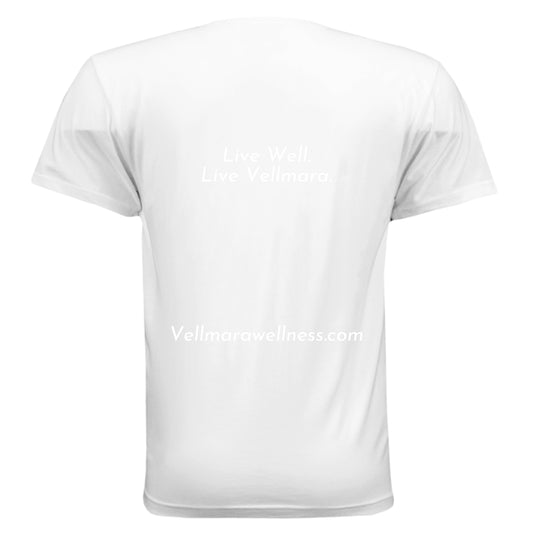 Live Well moisture wicking performance T-shirt by Vellmara