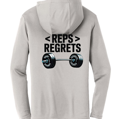 Reps over Regrets Hooded Long Sleeve Tee