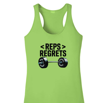 Reps over Regrets Women's Racerback Tank