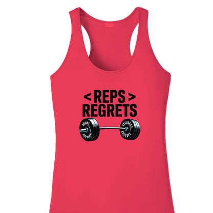Reps over Regrets Women's Racerback Tank