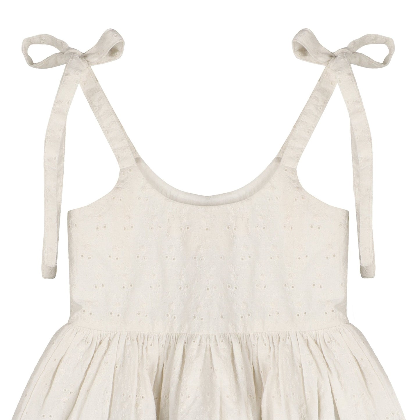 Ocean Ombre Nautical Schiffli | Hand-Dyed 100% Cotton Dress