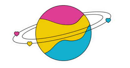 Pride Planets Stickers