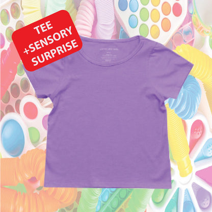🌟 Sensory Fun Pack – Tee + Surprise Gift! 🌟(Sensory-Friendly T-Shirt + Exciting Surprise Gift for Kids with Autism, ADHD & Sensory Sensitivities!)