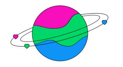 Pride Planets Stickers