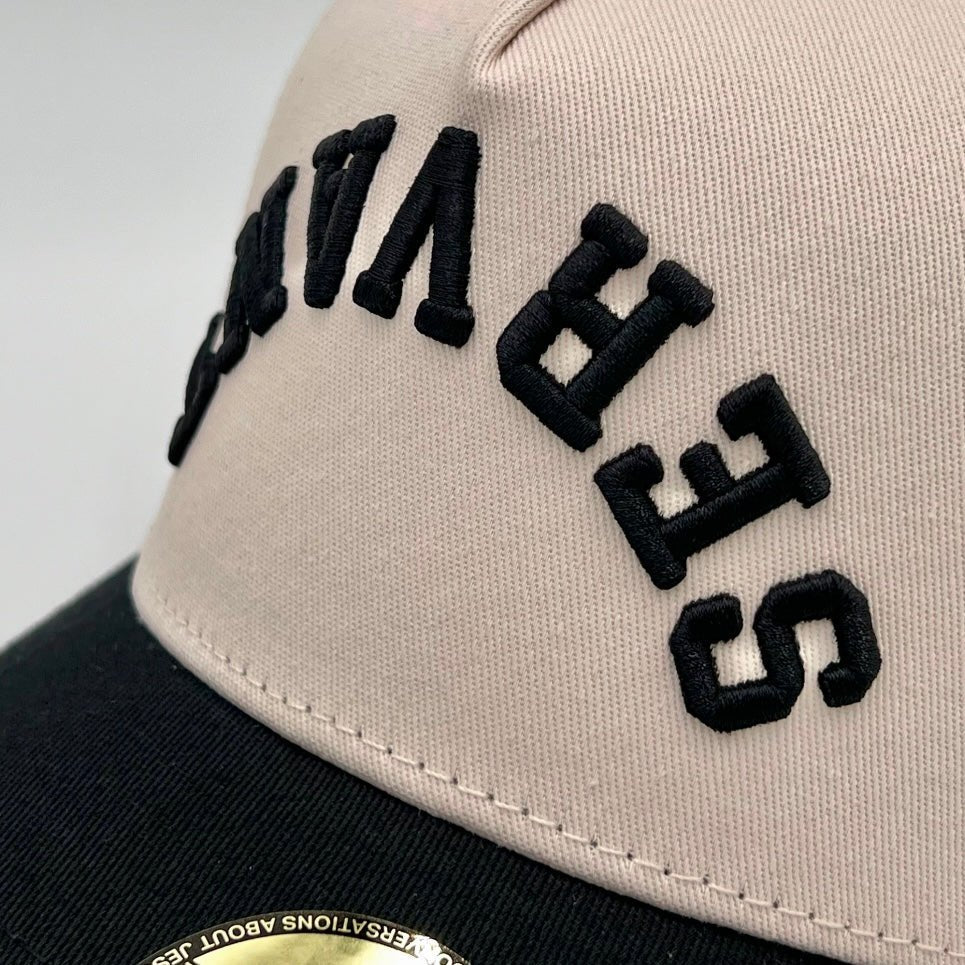 [PRE-ORDER - SHIPS APRIL 10TH] ‘SERVANT’ Premium SnapBack - Cream/Black