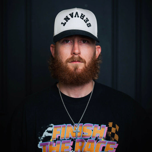 [PRE-ORDER - SHIPS APRIL 10TH] ‘SERVANT’ Premium SnapBack - Cream/Black