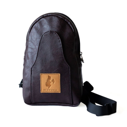 Small Vegan Leather Crossbody Sling Bag | Buru
