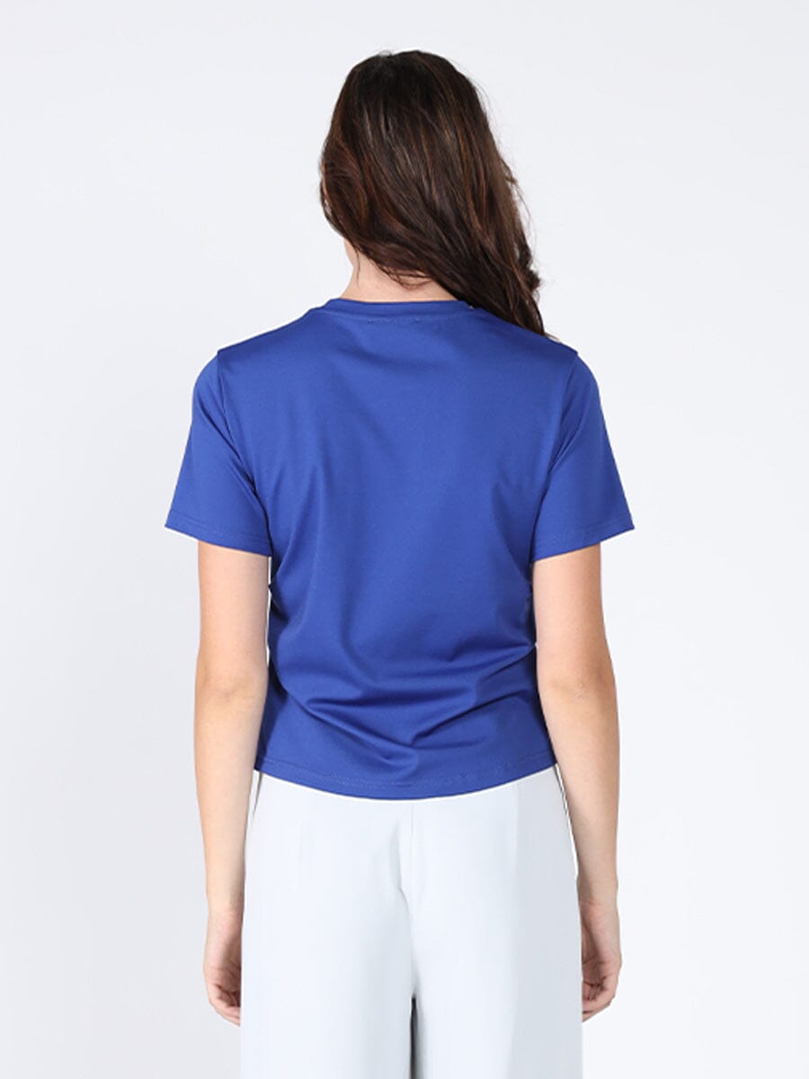 Round Neck Lace & Pocket T-Shirt