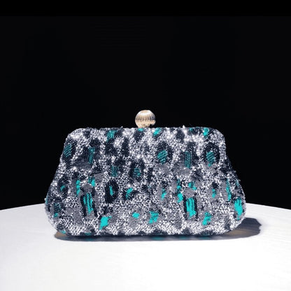 Sequin Clutch Square Evening Bag