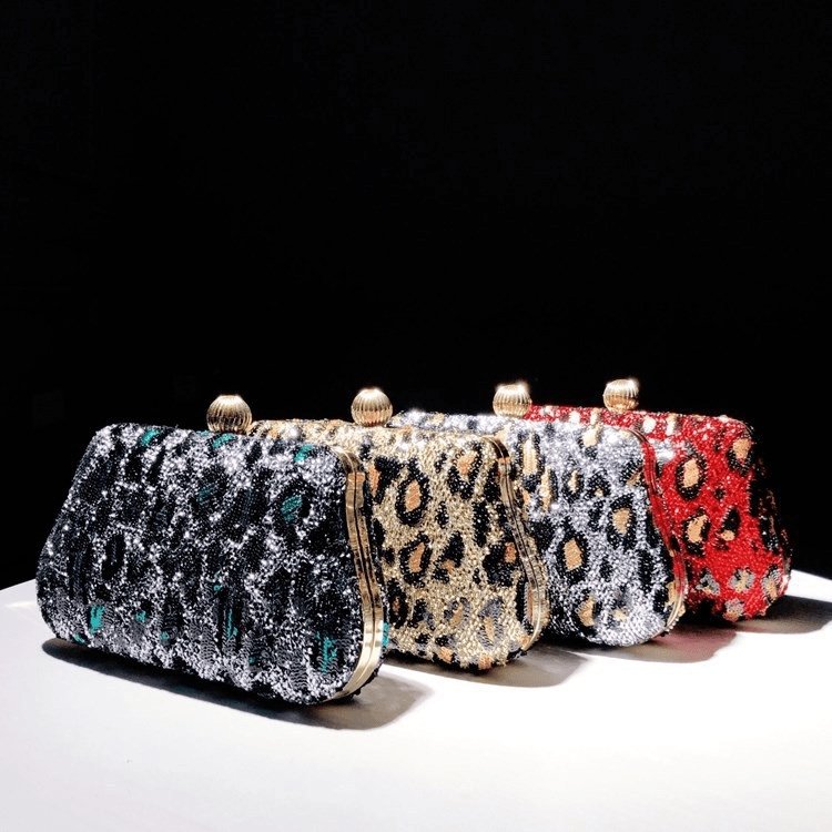 Sequin Clutch Square Evening Bag