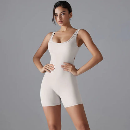 Sexy V-Shaped Back Romper
