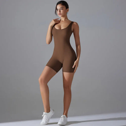 Sexy V-Shaped Back Romper