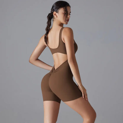 Sexy V-Shaped Back Romper