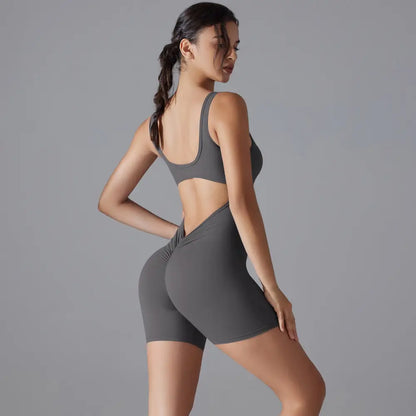 Sexy V-Shaped Back Romper