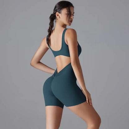 Sexy V-Shaped Back Romper