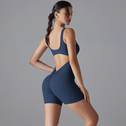 Sexy V-Shaped Back Romper