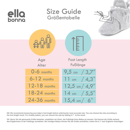 Muslin Stay On Baby Booties Blue