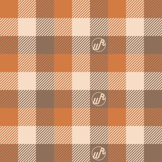 Plaid Pumpkin Fall Headband