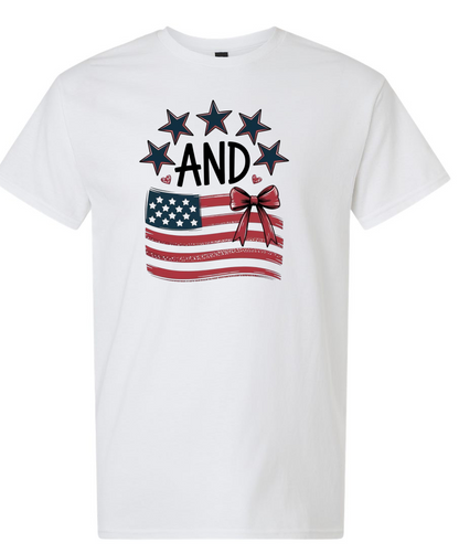 Stars & Stripes Gildan Softstyle Graphic Tee