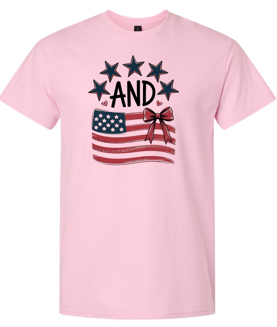 Stars & Stripes Gildan Softstyle Graphic Tee