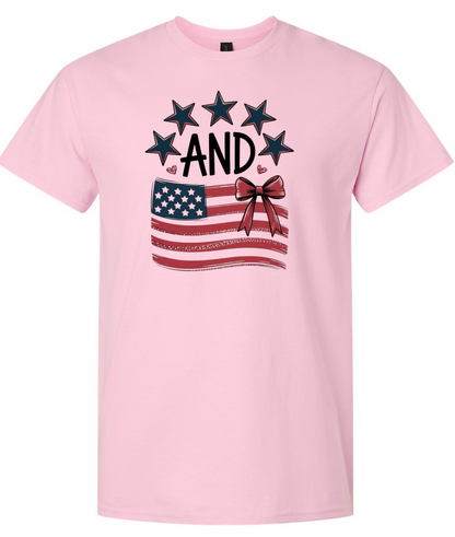 Stars & Stripes Gildan Softstyle Graphic Tee