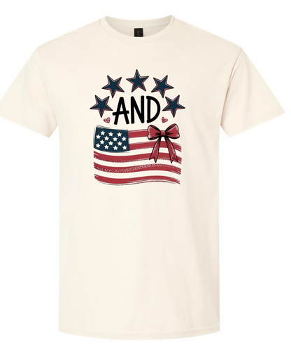Stars & Stripes Gildan Softstyle Graphic Tee
