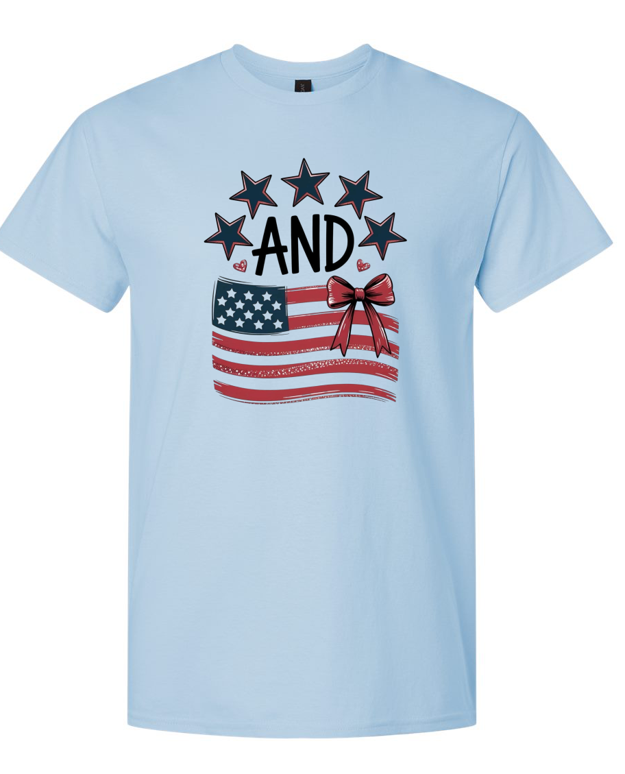 Stars & Stripes Gildan Softstyle Graphic Tee