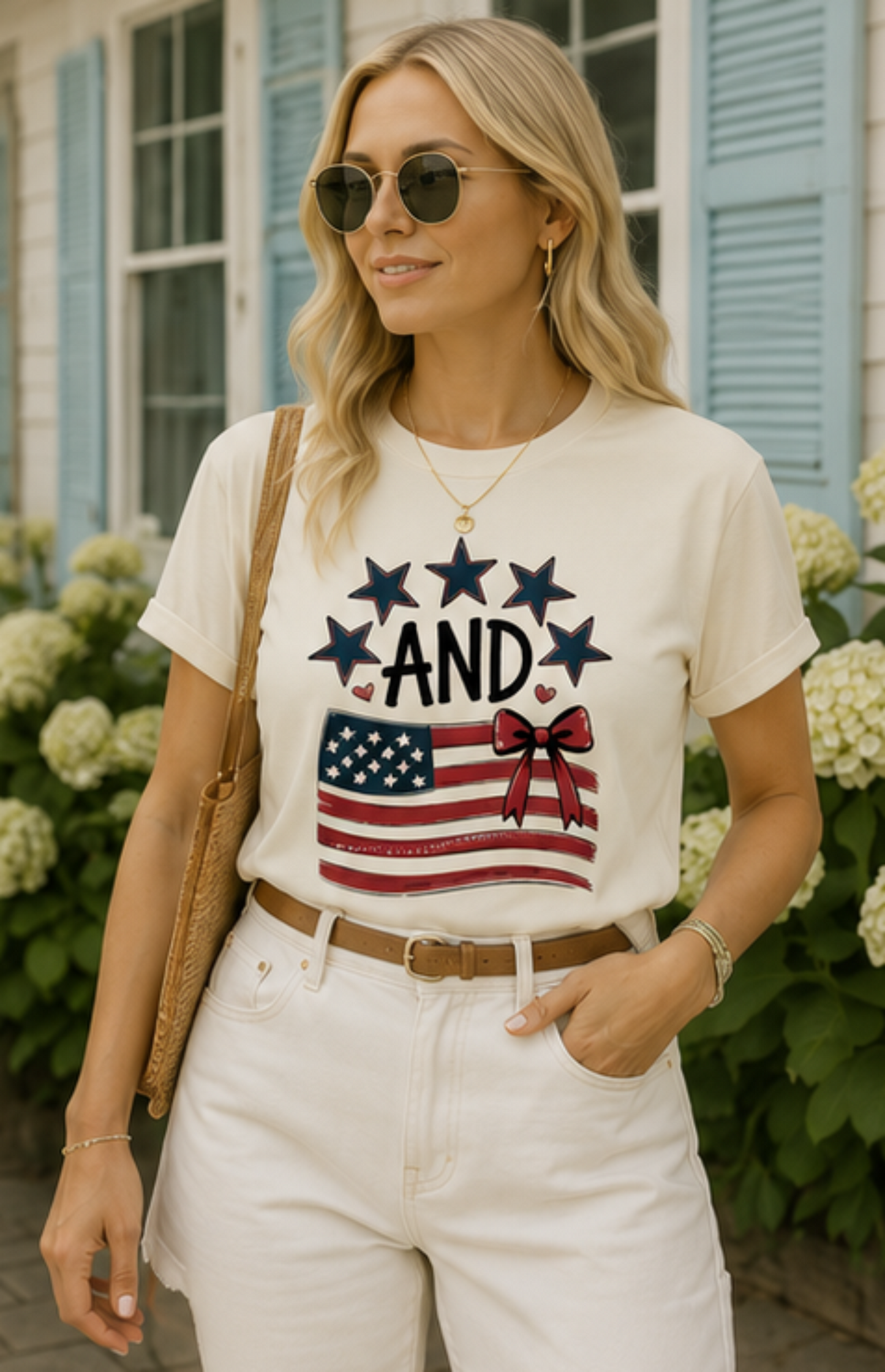 Stars & Stripes Gildan Softstyle Graphic Tee