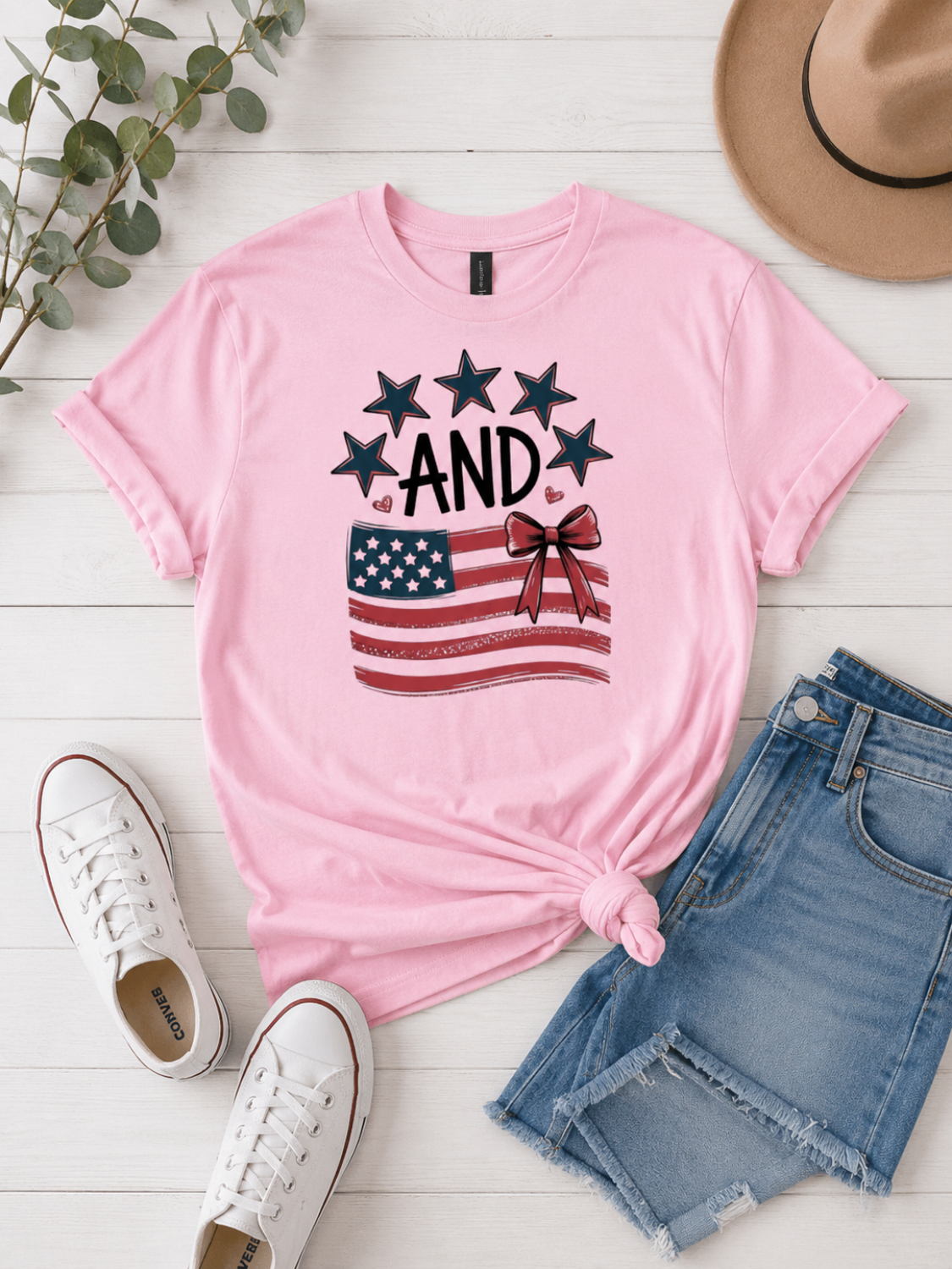 Stars & Stripes Gildan Softstyle Graphic Tee