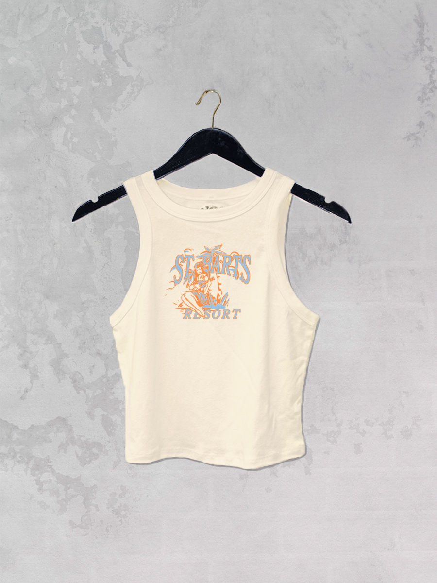 Underground Original Design: St. Barts, Vacation Micro-Ribbed Tank