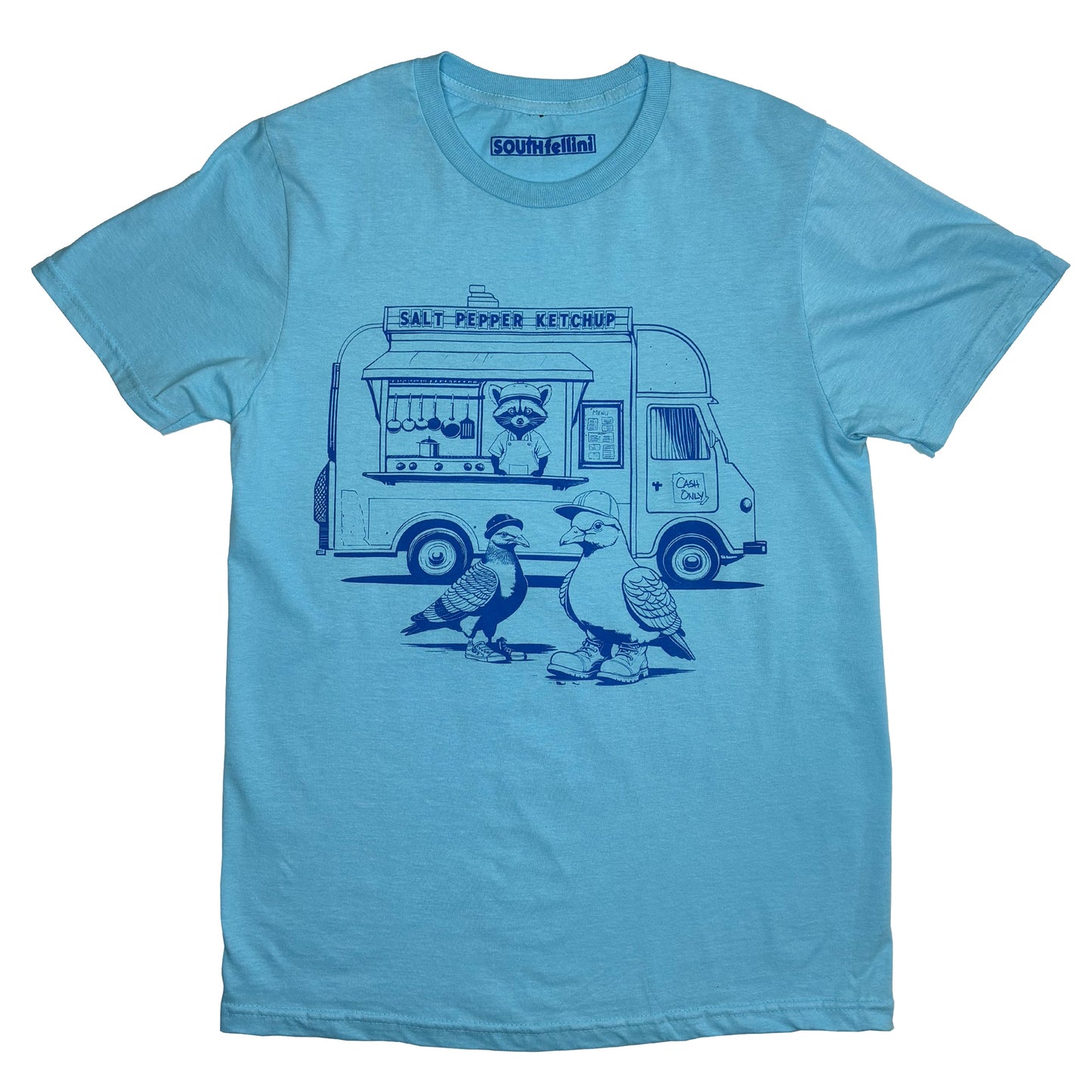Street Food (Blue) Tee Shirt