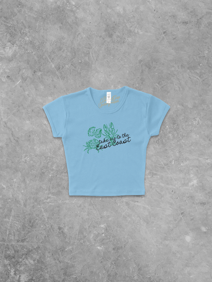 Underground Original Design: Take Me To The East Coast Micro-Ribbed Baby Tee
