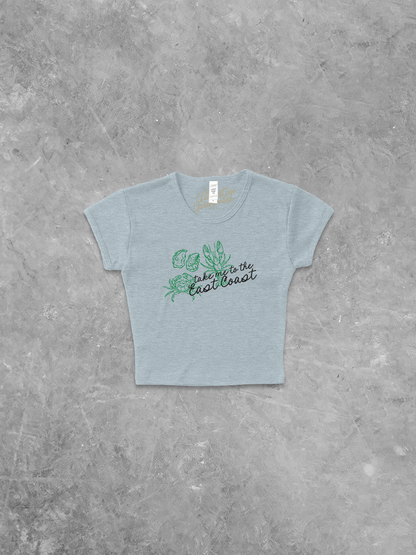 Underground Original Design: Take Me To The East Coast Micro-Ribbed Baby Tee