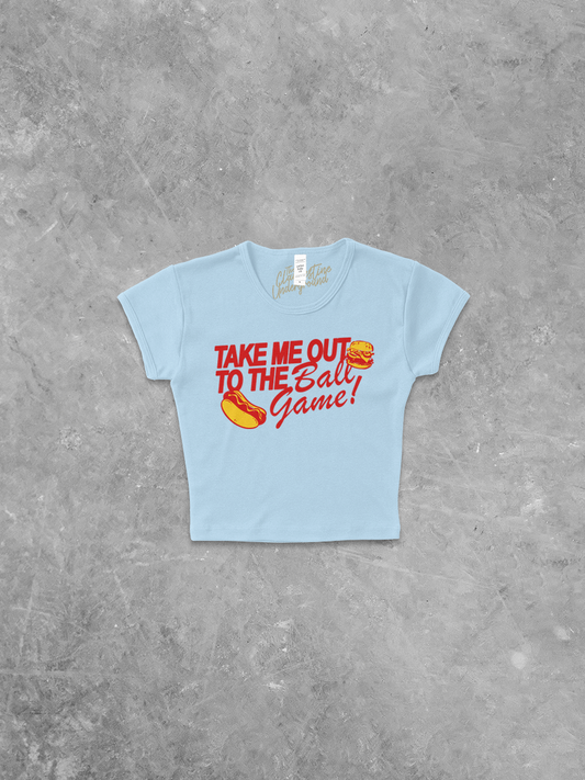 Underground Original Design: Take Me Out To The Ball Game Micro-Ribbed Baby Tee