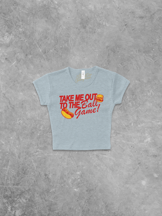 Underground Original Design: Take Me Out To The Ball Game Micro-Ribbed Baby Tee