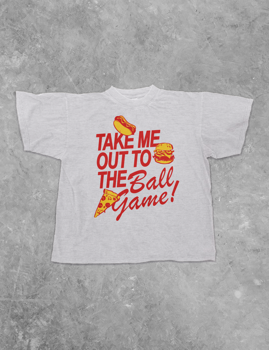 Underground Original Design: Take Me Out To The Ball Game Boxy Cotton TShirt