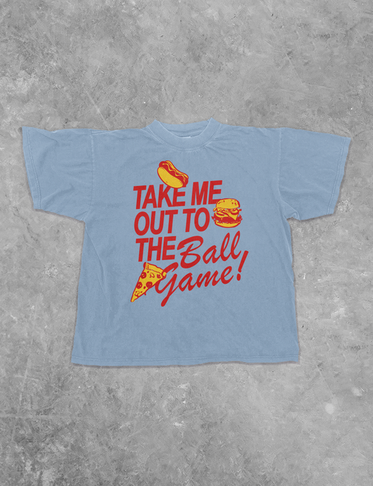 Underground Original Design: Take Me Out To The Ball Game Boxy Cotton TShirt