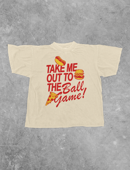 Underground Original Design: Take Me Out To The Ball Game Boxy Cotton TShirt
