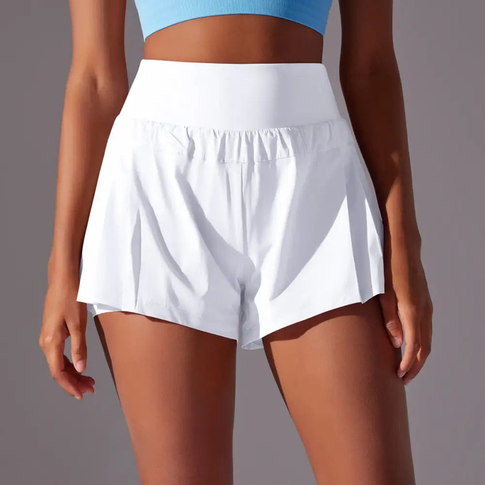 Tennis Waist Tight Slimming Leggings Running Fitness Sports Shorts
