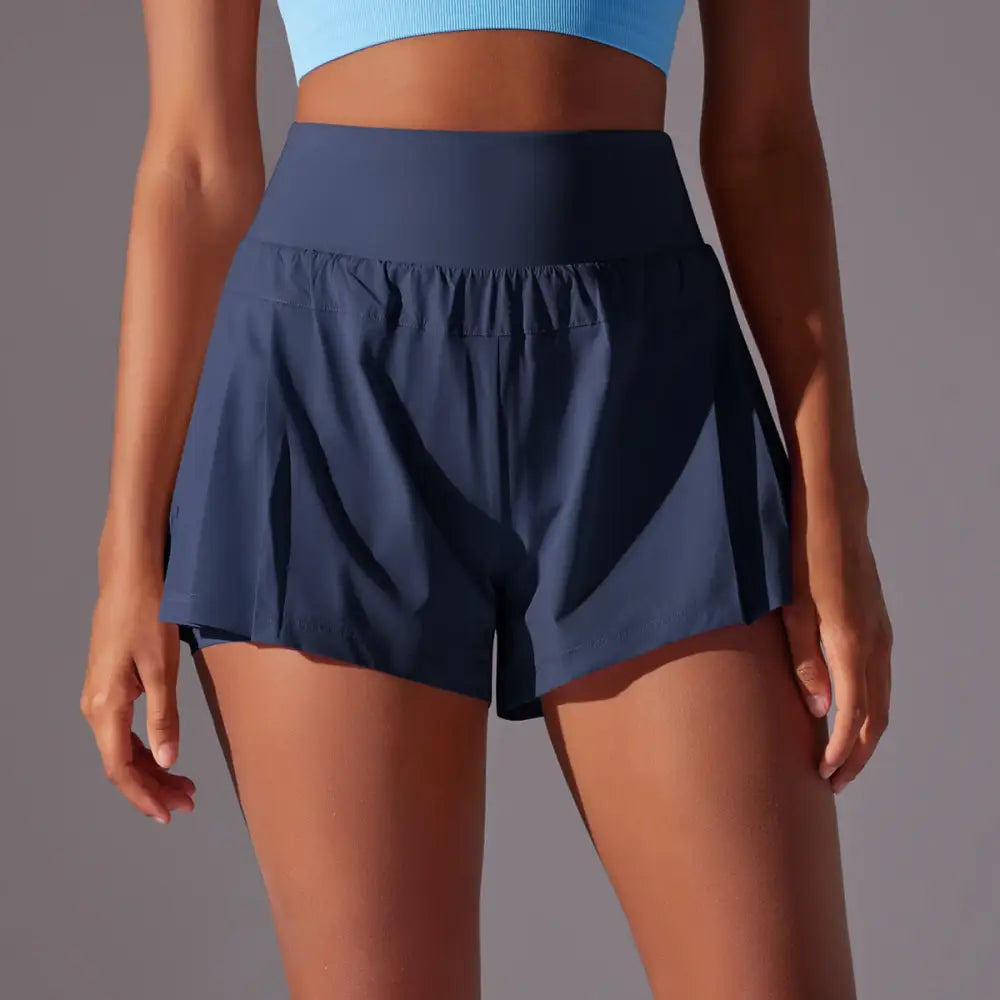 Tennis Waist Tight Slimming Leggings Running Fitness Sports Shorts