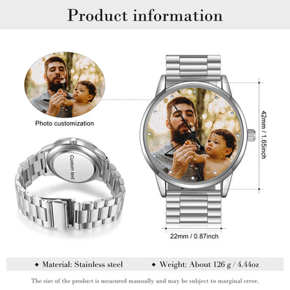 Custom Company or Business Logo Watch Personalized Watch