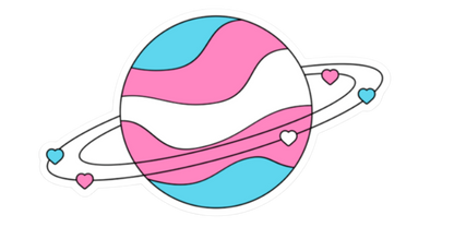 Pride Planets Stickers