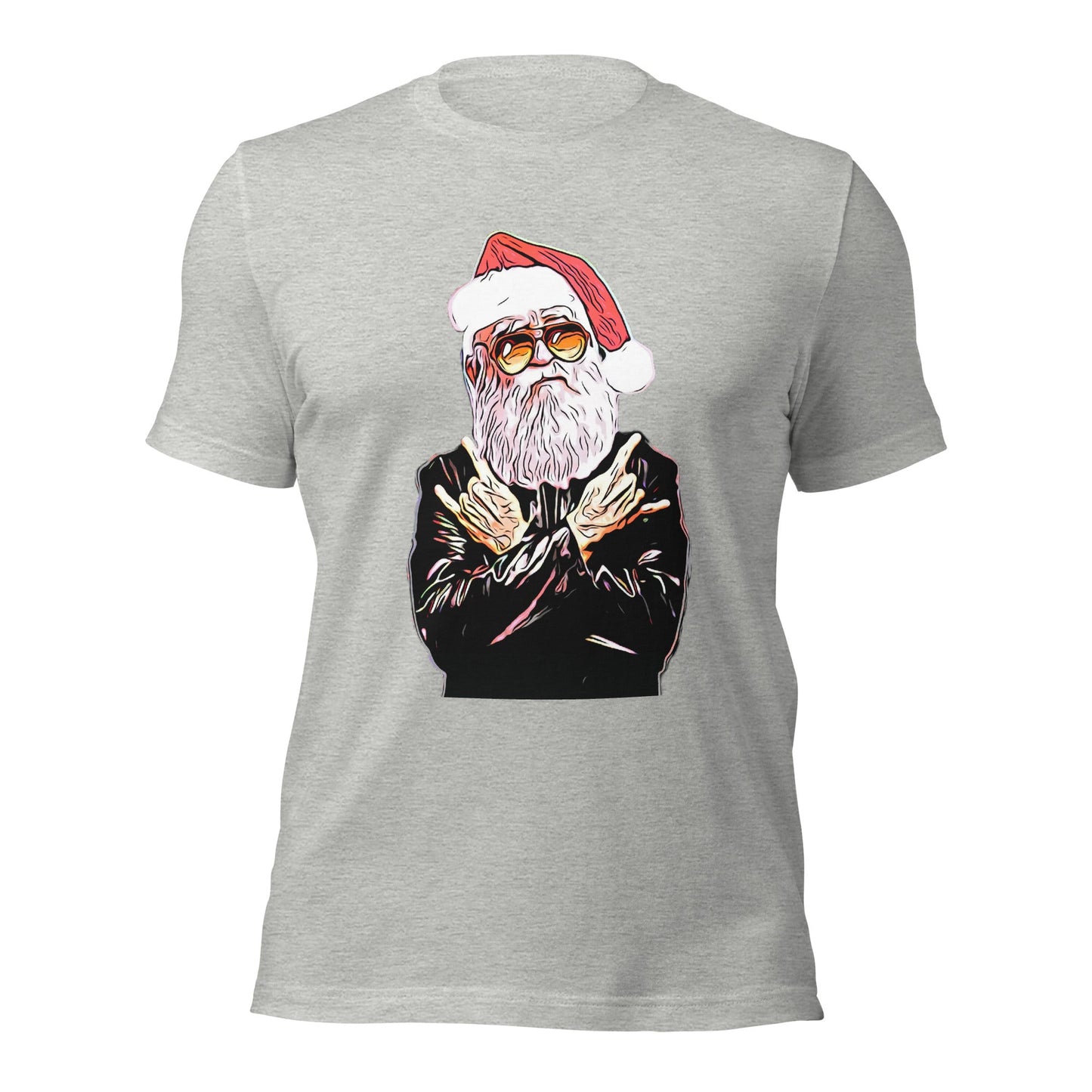 Rock N’ Roll Santa Unisex Short-Sleeve Christmas T-Shirt
