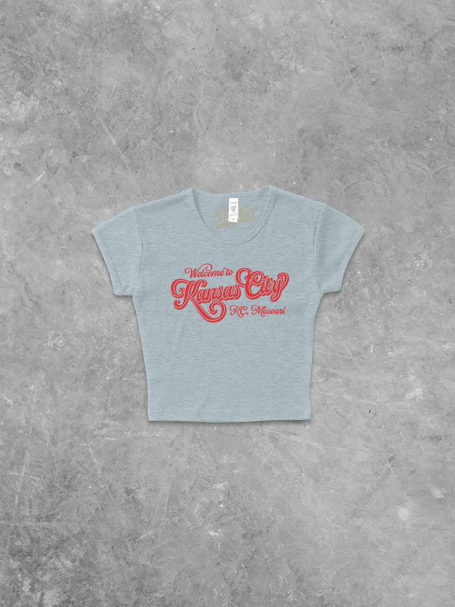 Underground Original Design: Welcome to Kansas City Micro-Ribbed Baby Tee