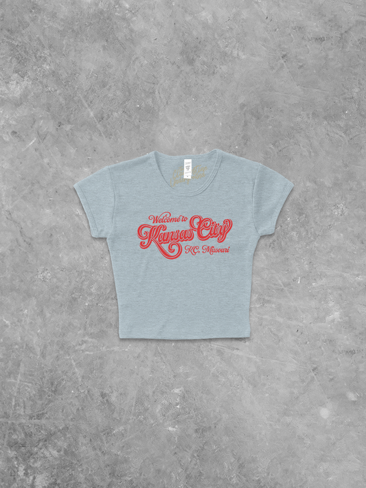 Underground Original Design: Welcome to Kansas City Micro-Ribbed Baby Tee