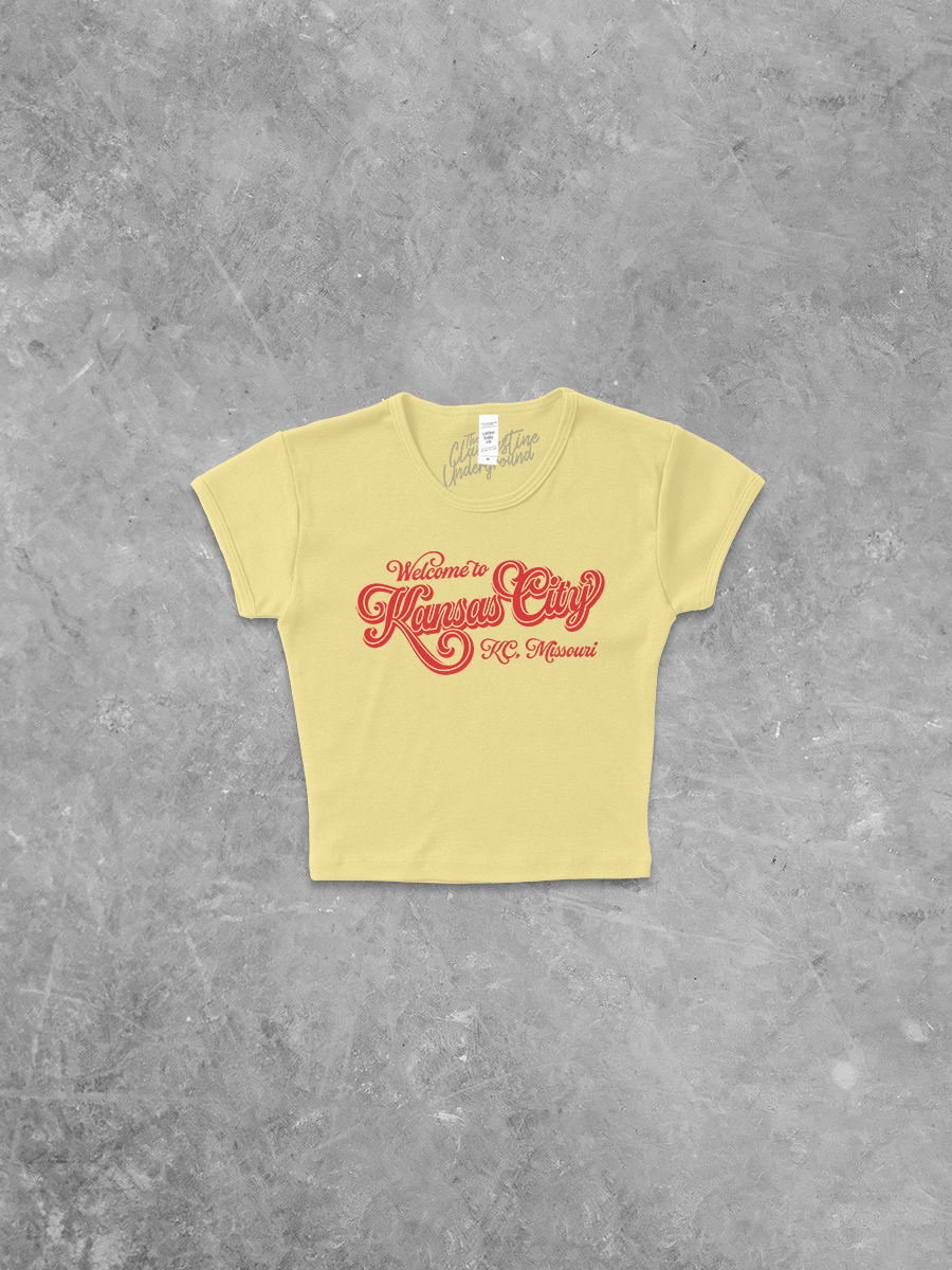 Underground Original Design: Welcome to Kansas City Micro-Ribbed Baby Tee
