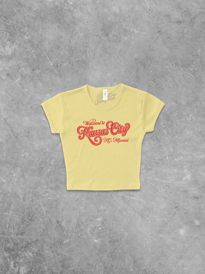 Underground Original Design: Welcome to Kansas City Micro-Ribbed Baby Tee