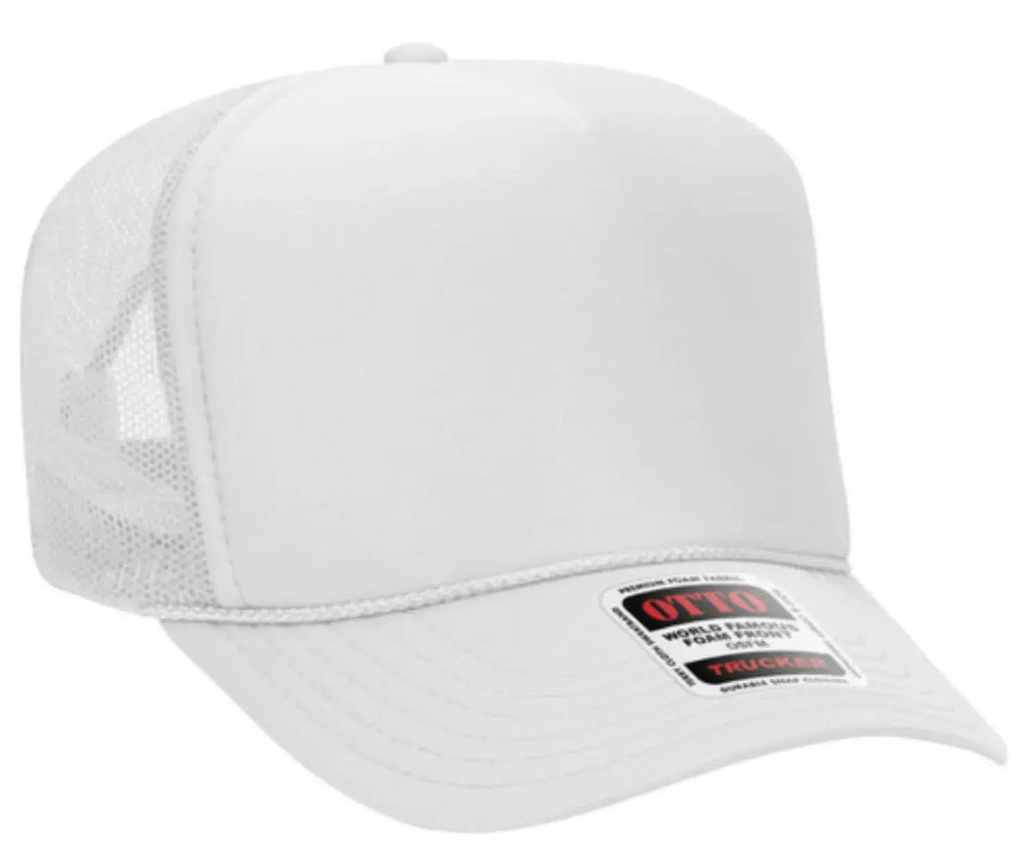 Milfin' Ain't Easy Pink Design Adult Otto Foam Trucker Hat