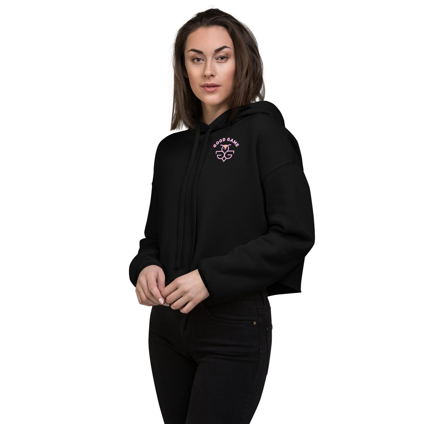 Art of Flow Crop Hoodie