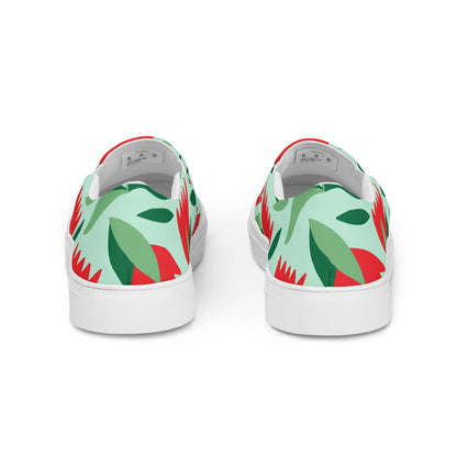 Nowhere2be Flower Women’s slip-on canvas shoes